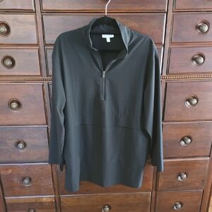 Women's Prologue Pullover Half Zip Black Size XXL